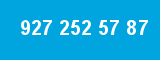 927 252 57 87 927 252 57 87